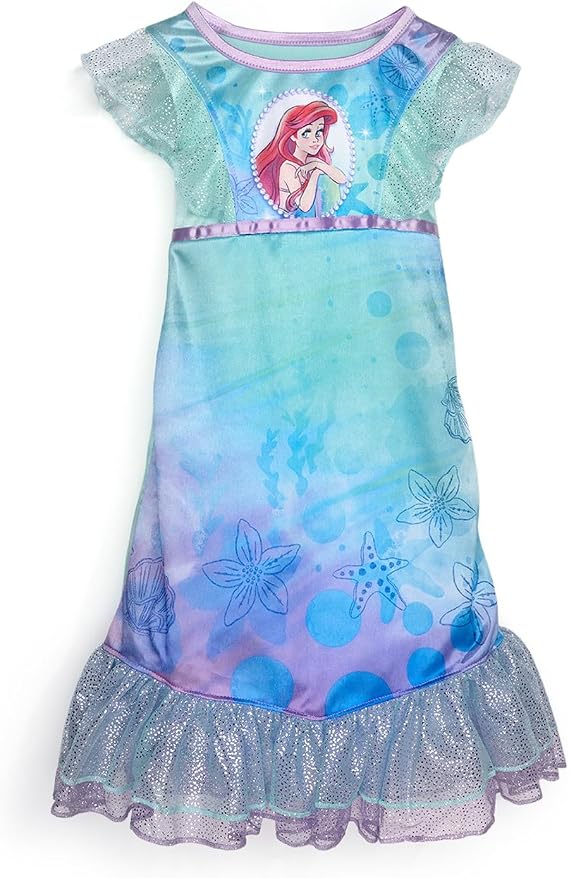Disney Toddler/Little/Big Girls' Princess Fantasy Gown Nightgown