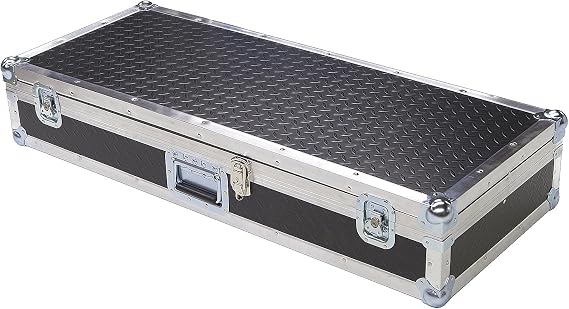 Standard Keyboard Case for Korg Pa3x PRO Arranger 76 Note, 1/4" Plywood, Diamond Plate, ATA Flight Ready, Touring Protection -