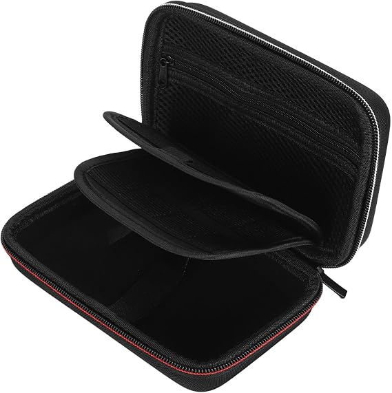 New 3DS XL 2DS XL Carrying Case, Hard Protective Travel Case with Game Slots and Interior Pocket Travel Case for 3DS XL 2DS XL Console and Accessories