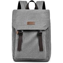 Schoolbag Canvas Backpack Men,vintage Unisex Casual Backpack Canvas Rucksack Bookbag Satchel Hiking Backpack Travel Outdoor Shouder-grey