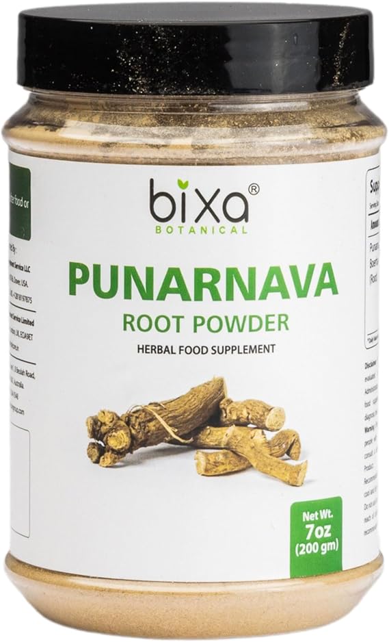 bixa BOTANICAL Punarnava Powder, 200 Grams, Pure Boerhavia Diffusa Root