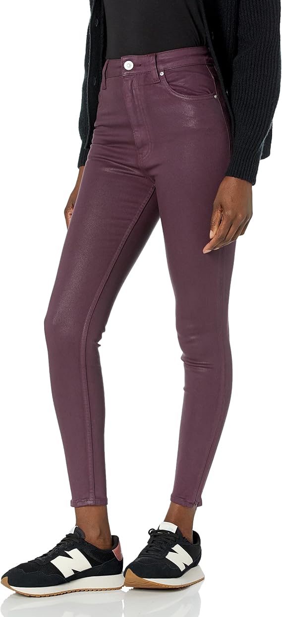 HUDSON Women's Centerfold Extreme High-Rise Super Skinny Ankle Jean