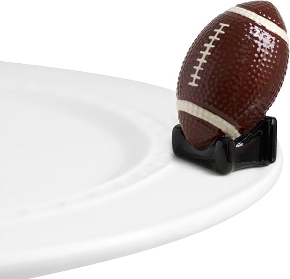 Nora Fleming Hand-Painted Mini: Touchdown (Football) A46