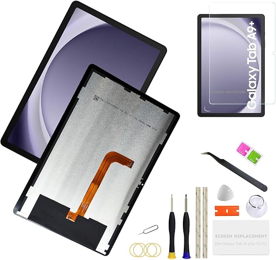 tab a9 Plus Touch Screen Replacement LCD Display Parts for Samsung Galaxy tab a9 Plus SM-X210 X215 11 Inches,with tab a9+ Screen Protector Glass Parts [not fit for Galaxy tab a9 X110 Version]