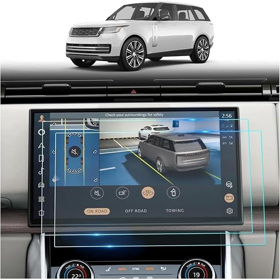 (2PCS) 2026 Range Rover Screen Protector For 2023-2026 Land Rover Range Rover (SE/Autobiography/First Edition/SV) 13.1" Touchscreen 2026 Range Rover Accessories HD Nano Film [NO Fingerprint&Scratches]