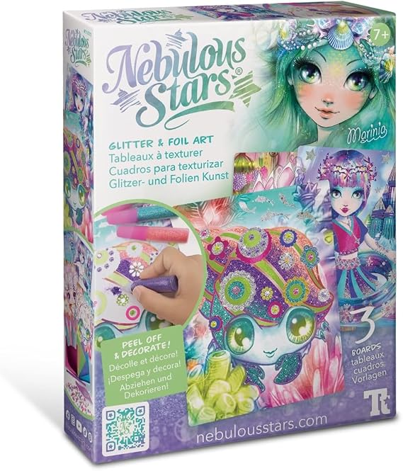 Nebulous Stars Glitter & Foil Art