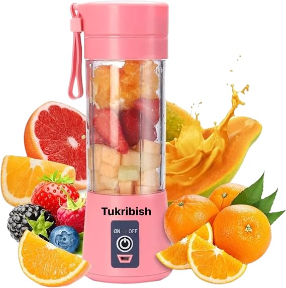 Portable Blender, Personal Blender for shakes and smoothies parent (Pink)