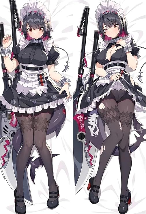 Anime Body Pillowcase Cosplay Zenless Zone Zero Ellen Joe Dakimakura Long Hugging Pillow Cover High Definition Double Sided Print Luxury Bedding Decor for Gaming Room Lounge Bedroom