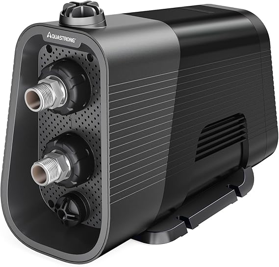 Aquastrong Whole House Water Pressure Booster Pump 80 PSI, 115V Automatic Variable Speed, Constant Pressure, Integrated Design, Self-Priming, for Home, Apartment, Shower, Garden, Shallow Well,Smart 45