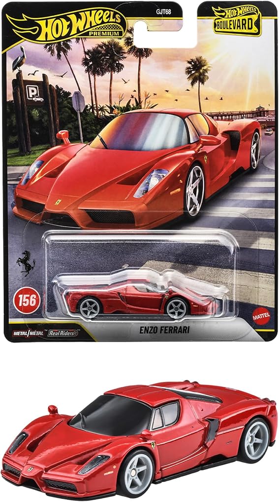 Hot Wheels Bourbird Enzo Ferrari 1:64 Scale 3 Years and Up JHW22
