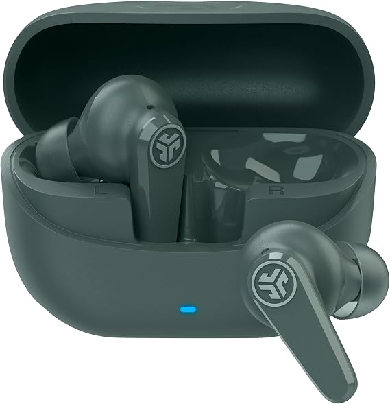 JLab Go Pods ANC Earbuds - Hybrid Active Noise Cancelling Bluetooth, Sage