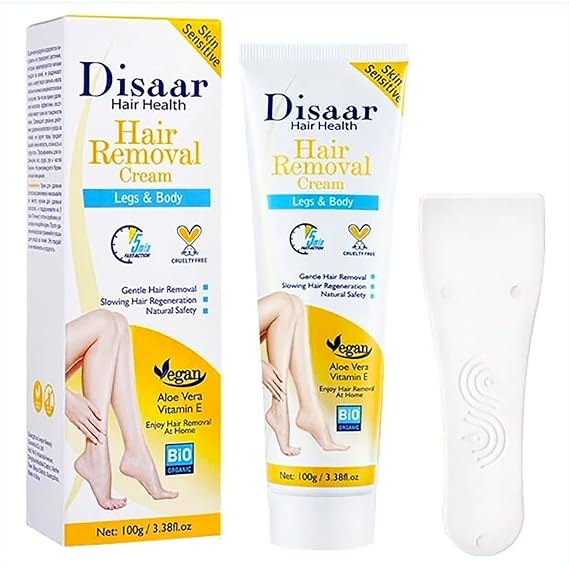 DISAAR BEAUTY Hair Removal Cream (Aloe Vera Vitamin E - Sensitive Skin)