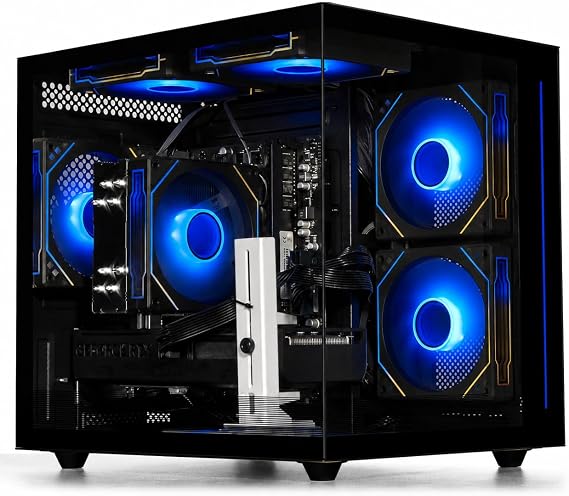 Gaming PC Desktop Computer - Ryzen 5 4500, Radeon RX 6500XT 4GB