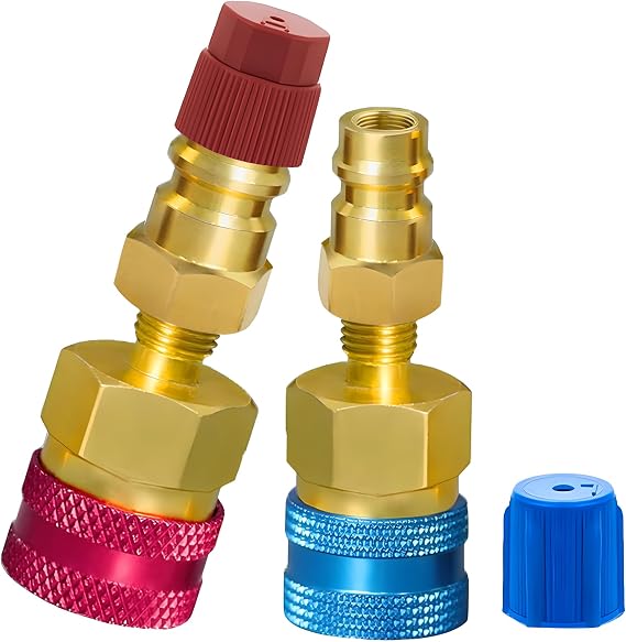 R1234YF Quick Couplers R1234yf to R134a Conversion Adapters High/Low Side
