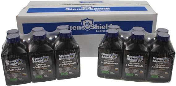 Stens 2-Cycle Engine Oil 770-643, Twenty-four 6.4 oz. bottles