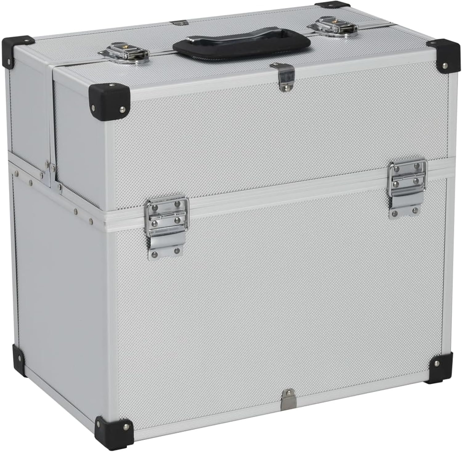 Tool Box 38 x 22.5 x 34 cm Silver Aluminium Presentation Case Universal Suitcase Tool Box