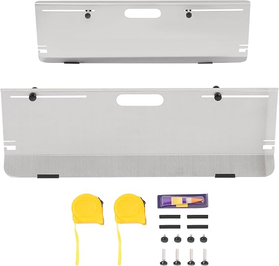 ECOTRIC 2-Pack Toe Plates Wheel DIY Alignment Tool, 4 Probes Angle