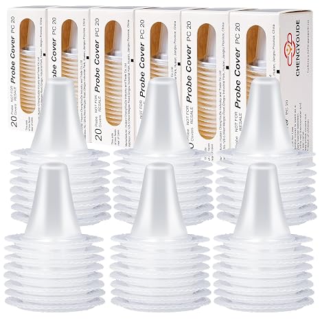 500 Pcs Ear Thermometer Probe Covers,Refill Caps Thermometer Covers for All Braun Thermometer Models and Various Types of Digital Thermometers