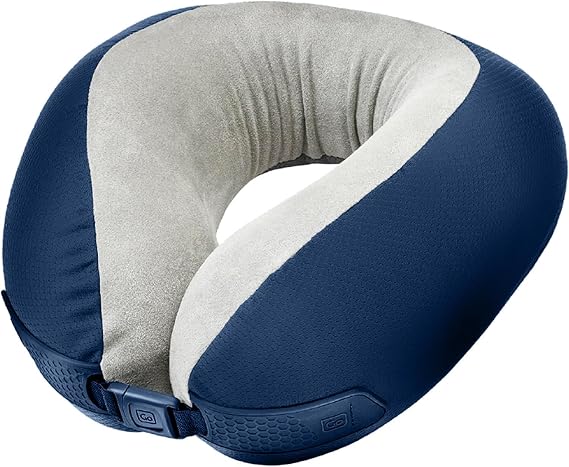 American Dreamer, Deluxe Travel Pillow, Comfortable Memory Foam Neck Pillow for Uninterrupted Sleep, Ideal for Airplane, Bus, Car, and Train, Travel