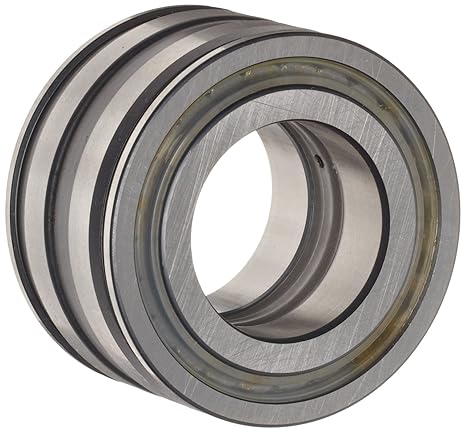 INA SL045014PP Cylindrical Roller Bearing, Double Row, Fixed, Normal Clearance, Open End, Double Sealed, Oil Hole, Metric, 70mm ID, 110mm OD, 54mm Width, 3600rpm Maximum Rotational Speed, 61000lbf Static Load Capacity, 38500lbf Dynamic Load Capacity