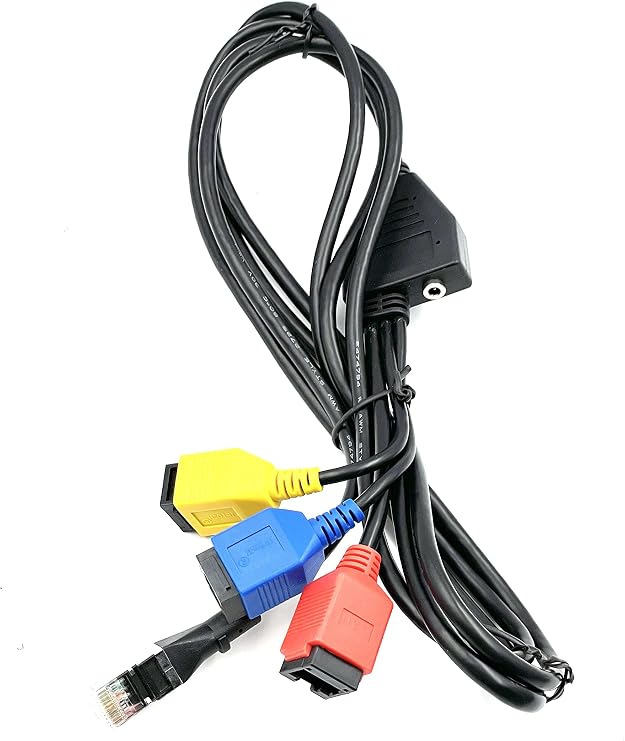 Pax SP30 Tri-Color Rainbow Hub Cable 2M , PN: 200204030000182