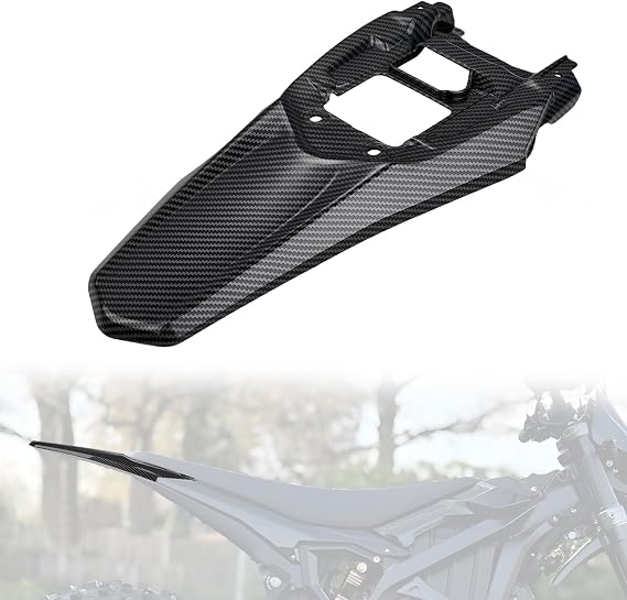 Electric Dirt Bike Rear Mudguard for Surron Ultra Bee Carbon Fibre Pattern