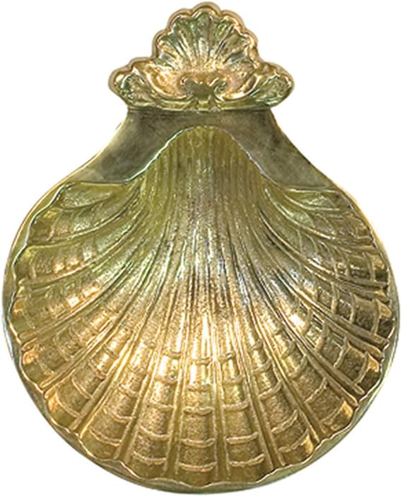 Sudbury Brass Baptismal Shell Keepsake, 5 1/2 Inch