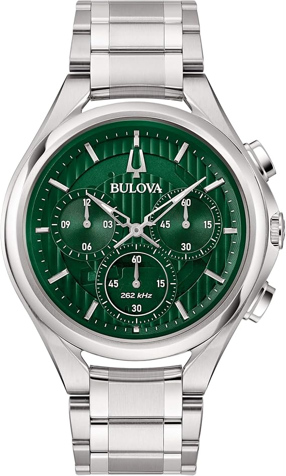 Bulova Watch 96A297, Silver, Bracelet