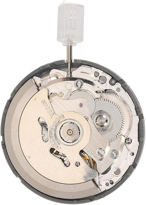 NH39A Automatic Mechanical Movement, High Accuracy Alloy Watch Replacement Movement with Stem, 21600 BPH 4 - Hand Mechanical Watch Movement for DIY Repair or Custom Watch