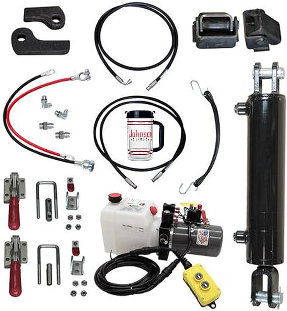 Johnson Trailer Parts Hydraulic Tilt Deck Kit for Trailers - Welded | 310 W