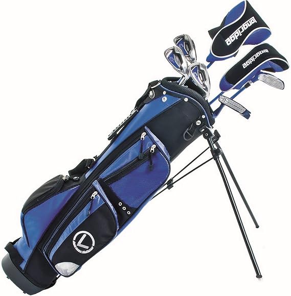 Longridge Challenger Cadet Junior Golf Club Set with Stand Bag – Premium Starter Package for Boys & Girls - Lightweight Kids Golf Package