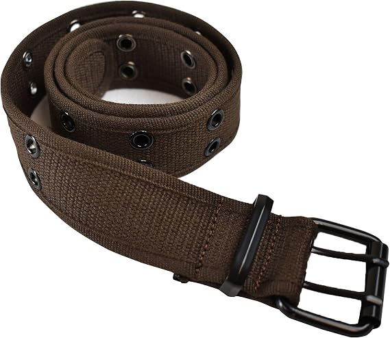 Eurosport Premium Canvas Grommet Belt - WB211 - Brown M
