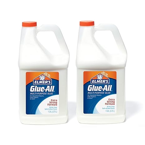 Elmers Glue-All Multi-Purpose Liquid Glue, Extra Strong, 1 Gallon, 2 Count