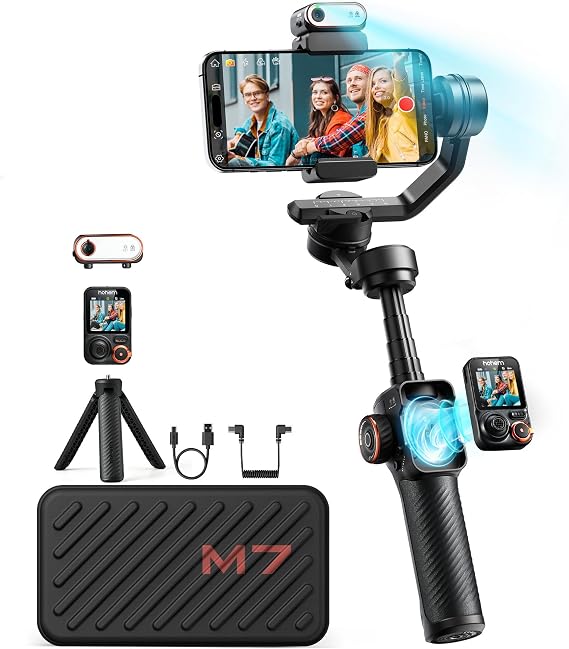 hohem iSteady M7 Gimbal Stabilizer for iPhone & Android, 3-Axis Gimbal
