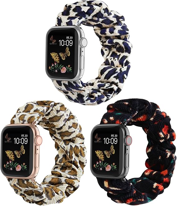 Recoppa Compatible for Apple Watch Band Scrunchie 38mm-46mm for Women