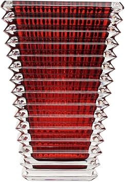 Baccarat Eye Red Small Rectangular Vase 2802298