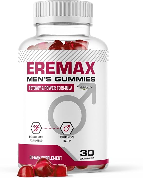 Eremax Gummies - Official EreMax Gummys Advanced Premium Formula Support Maximum Strength, All Natural Ingredients Vitamins for Overall Health & Wellness Reviews, 30 Gummies for 1 Month