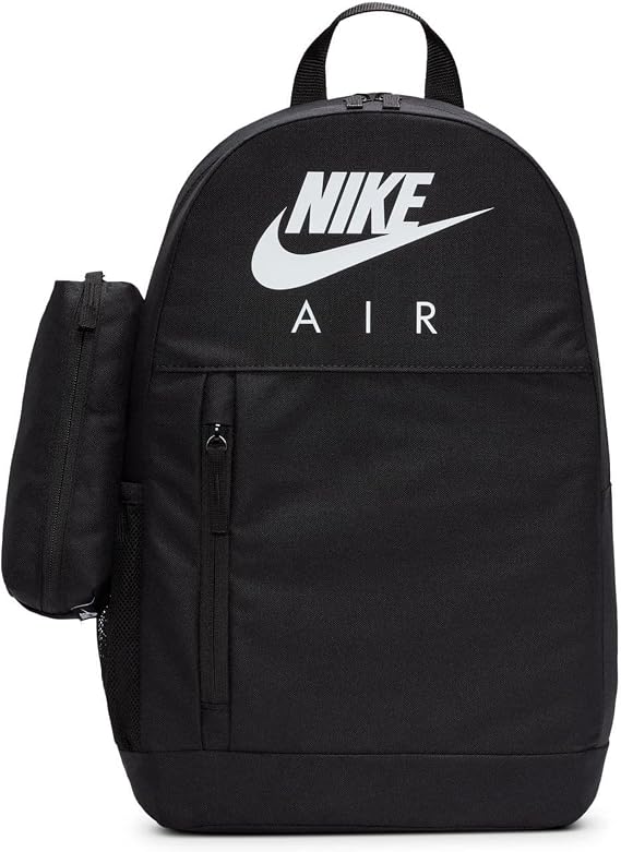 NIKE Elemental Children's Backpack Colour: Black/White, Size: One Size