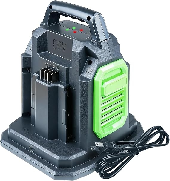 DTK Fast Charging Dual Port Replacement for EGO 56V Charger BA2800 BA4200 BA1400 CH3200 CH5500 CH2800D Rapid Ultra Turbo Battery Charger
