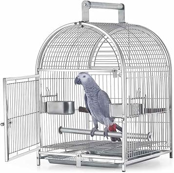 Flight Cage Large Portable Birdcage Metal 304 Stainless Steel Macaw House Travel Cage Aviary Cage Bird Cage