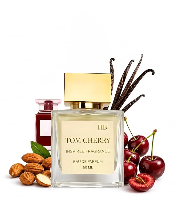 Tom Cherry Eau de Parfum | Dark Cherry Vanilla Perfume for Women | 50ml
