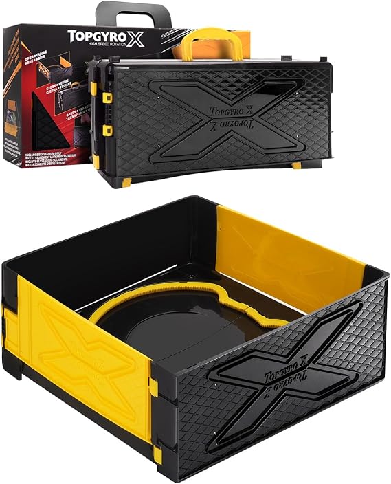 Foldable X Stadium | Portable Battle Arena with Carry Handle Only | Compatible with X Battling Tops & Launchers, Classic Yellow Design, Gift for Kids 6+