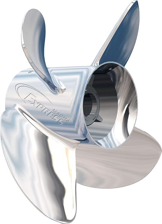 Turning Point Express Mach4TM - Right Hand - Stainless Steel Propeller - EX-1513-4 - 4-Blade - 15.3" x 13 Pitch