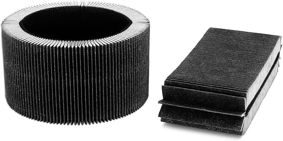Dupray Bloom TM Air Purifier HEPA-13 Replacement Filters (2-Pack) Medical-Grade for Allergies, Smoke, Dust Particles, Odors and Pet Dander