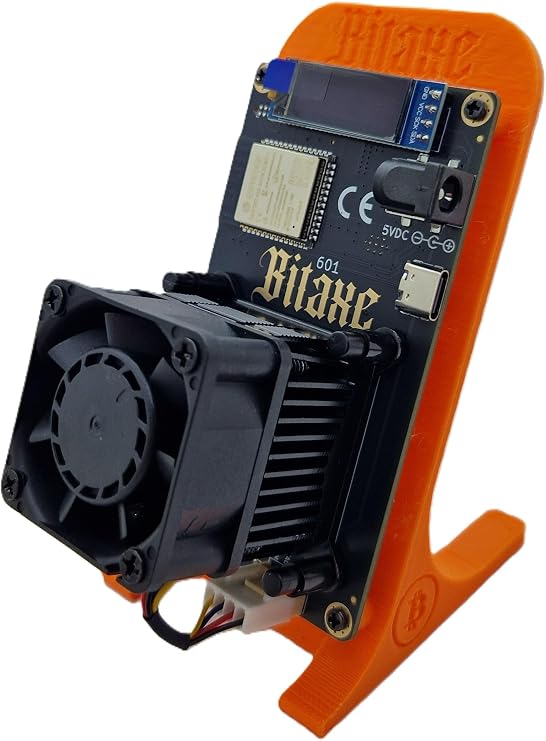 Bitaxe Gamma 601 Solo Bitcoin ASIC Miner – 1.2 TH/s @ 18W | BM1370 (Antminer S21 Pro Chip) | Quiet, Ultra-Efficient Open-Source BTC Miner | Wi-Fi & USB-C | AxeOS | Includes UK Power Supply