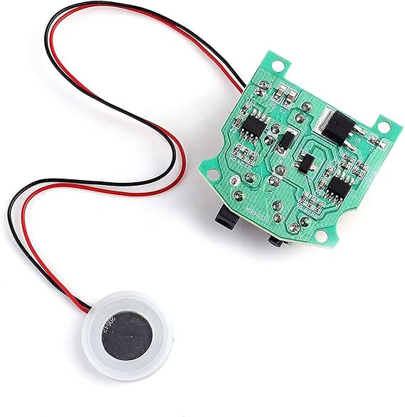 2 Pack Ultrasonic Atomization Maker 20mm 113KHz Mist Atomizer DIY Humidifier with PCB 3.7-12V
