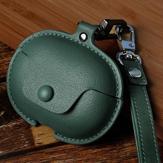 Case for Oppo Enco Air 4 Pro,Premium PU Leather Cover Anti-Scratch Dustproof Protective Headphones Case Earphone Cover with Lanyard Compatible with Oppo Enco Air 4 Pro