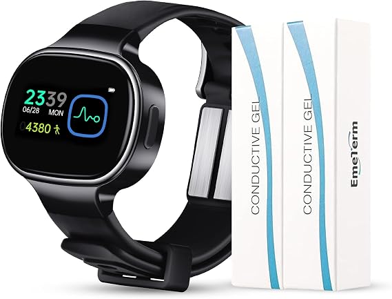 EmeTerm Smart FDA-Cleared Anti-Nausea Wristwatch Touchscreen IP67 Waterproof Morning Motion Sickness Relief Rechargeable Fast Acting Drug Free