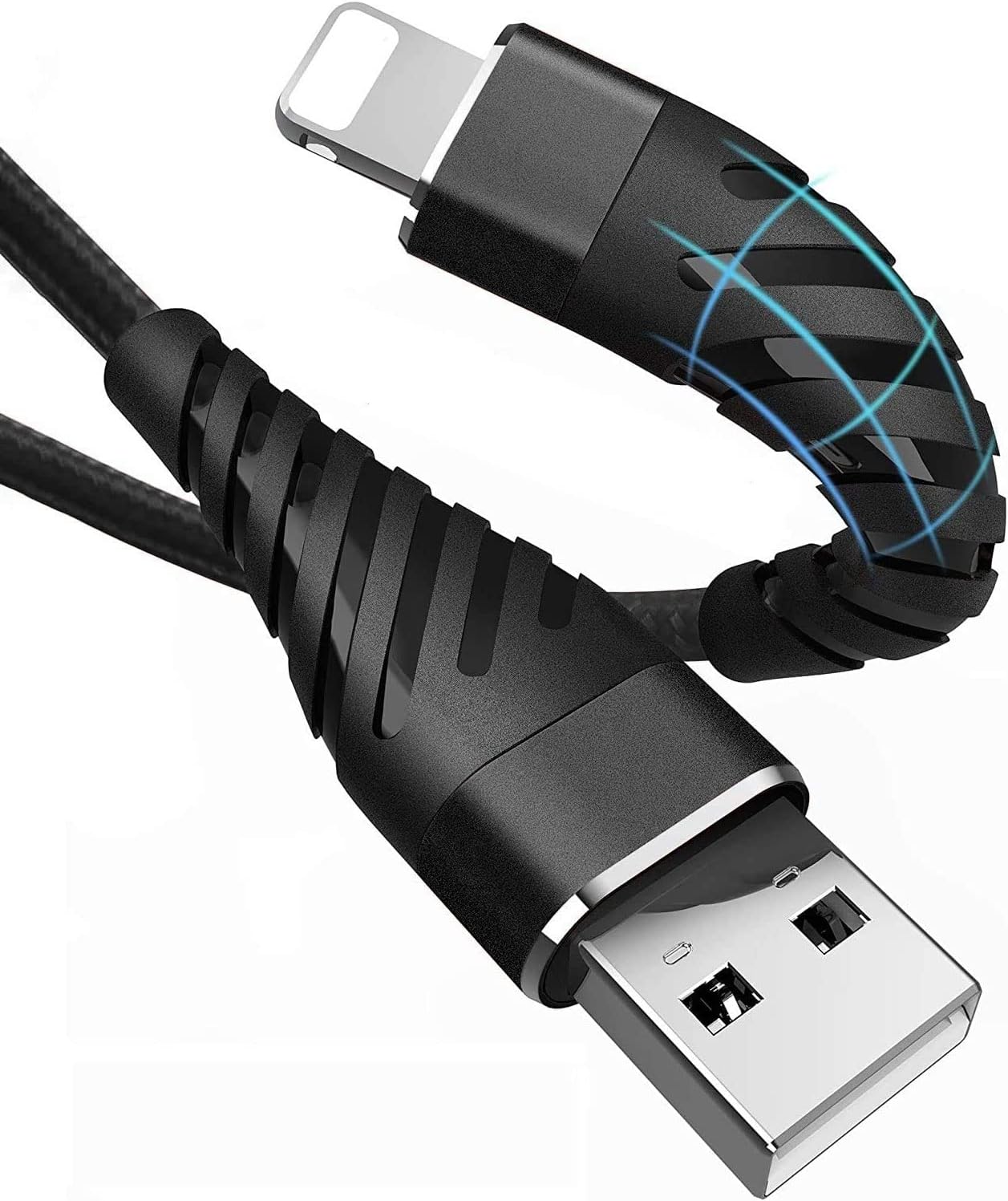 [MFi Certified] iPhone Charger Cable 1m, 2Pack 1metre Short Lightning Cable Fast Charging Cord 3 Feet for iPhone 1111 Pro 11 Pro MaxXSXS MaxXRX88 Plus77 Plus66 Plus5SE