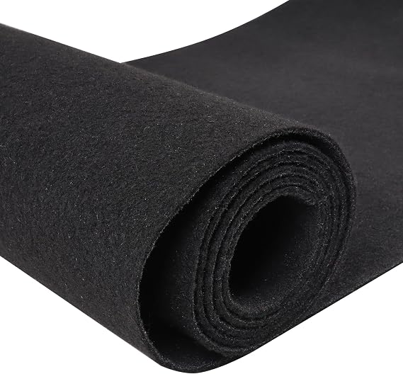54" x 78" Speaker Box Carpet, Car Speaker Carpet Black